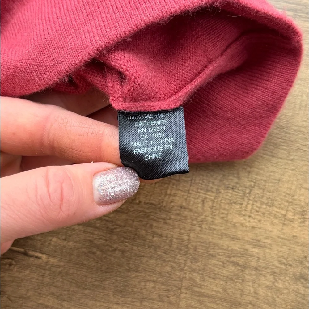 360 Cashmere Women’s Button Down Red Cardigan size XL - Picture 7 of 7
